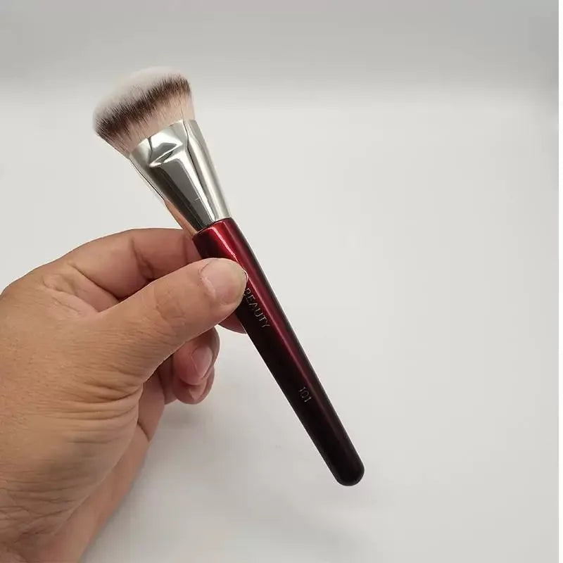 1Pc 101 Contoured Foundation Makeup Brushes