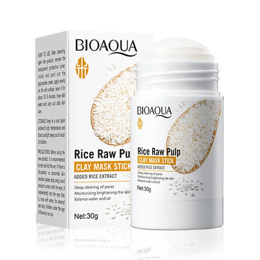 White Rice Face Mask Stick Mud Facial Masks