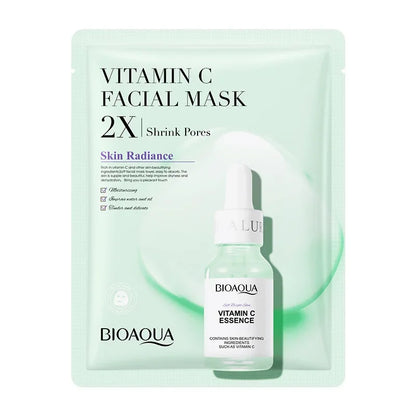 20 Pieces Centella Collagen Vitamin C Facial Mask