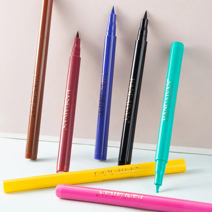 Waterproof Rainbow Matte Colorful Liquid Eye Liner Pencil
