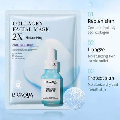 20 Pieces Centella Collagen Vitamin C Facial Mask