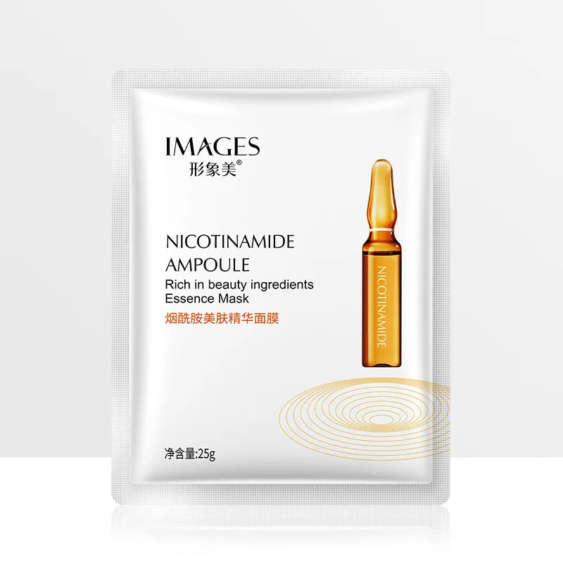 10Pcs Hyaluronic Acid Niacinamide Face Masks