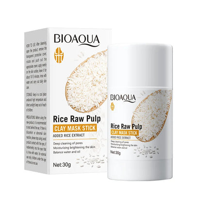 White Rice Face Mask Stick Mud Facial Masks