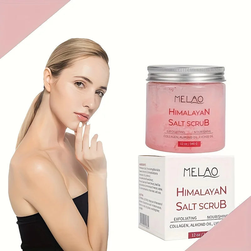 Himalayan Salt Scrub Face Foot & Body Exfoliator