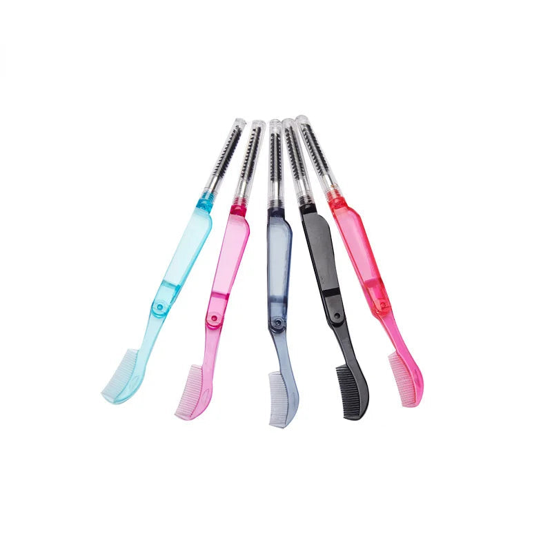 1 Pc Dual Purpose Double Head Stainless Eyelash Eyebrow Comb