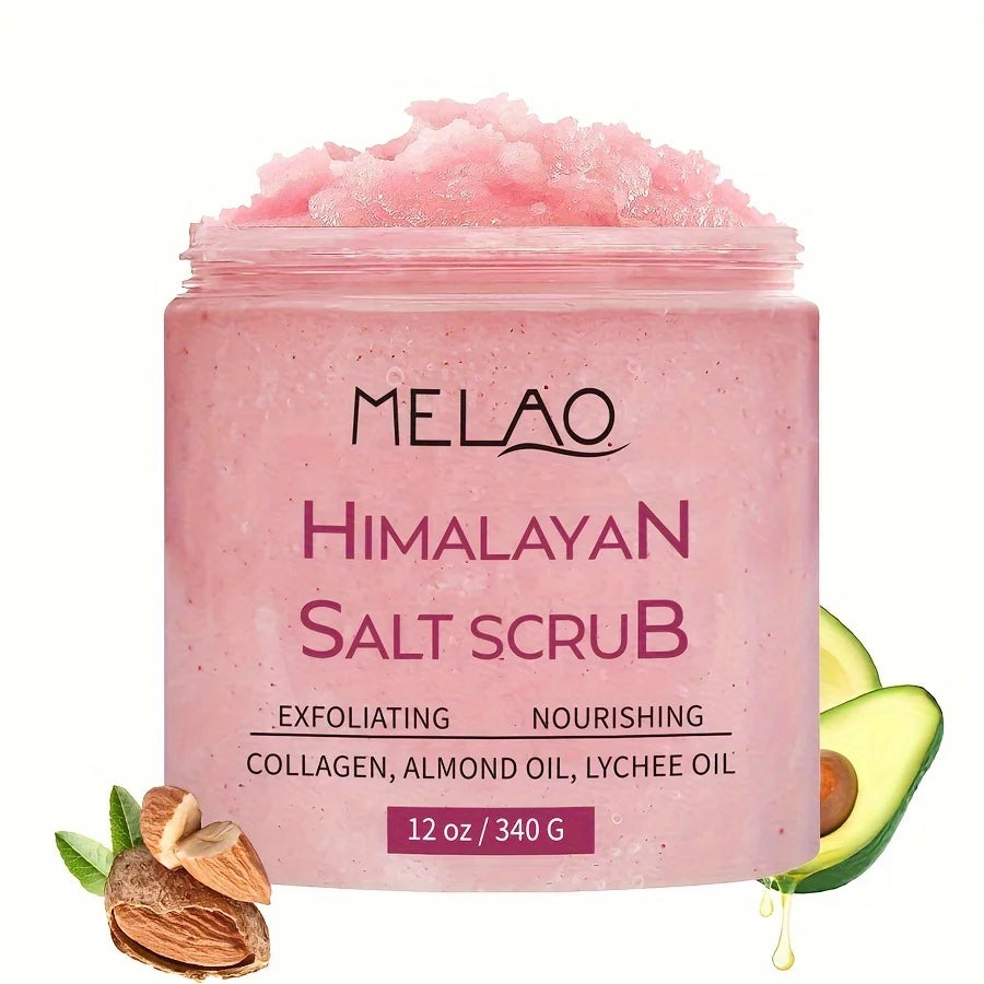 Himalayan Salt Scrub Face Foot & Body Exfoliator