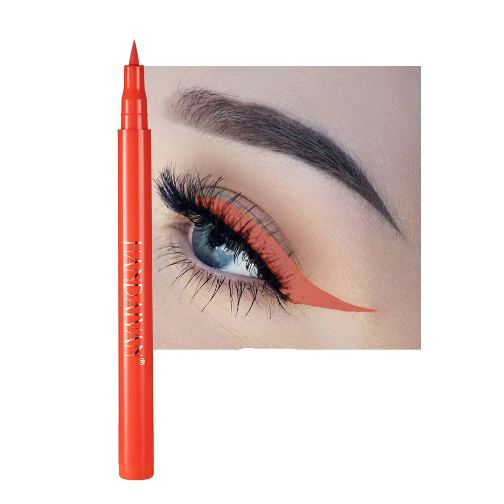 Waterproof Rainbow Matte Colorful Liquid Eye Liner Pencil